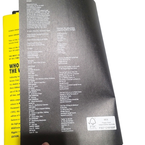 WATCHMEN by Allan Moore & Dave Gibbons (Hard Back Book) - Picture 5 of 10